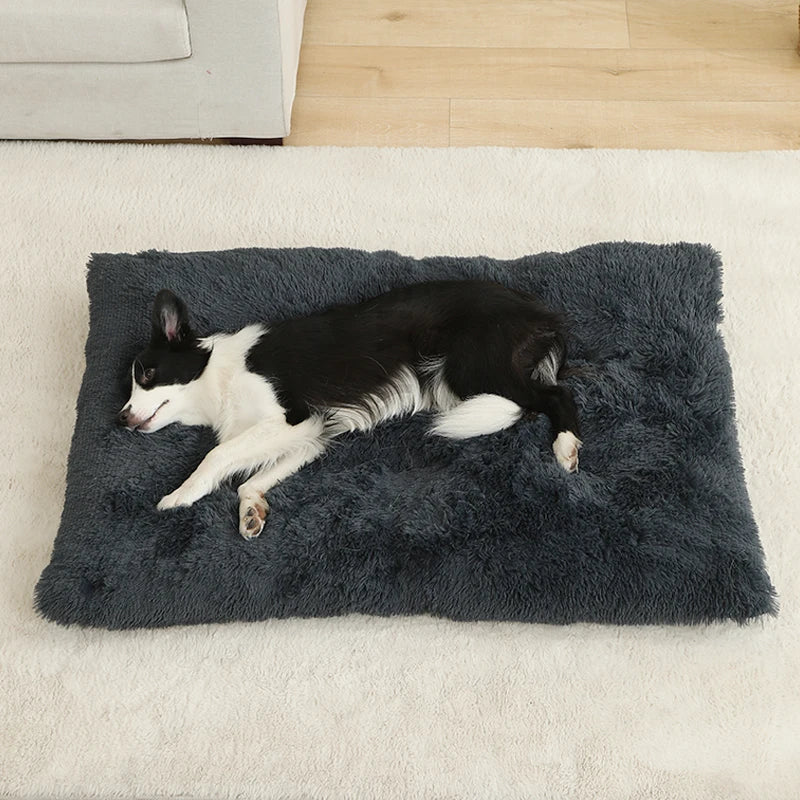Plush Soft Dog & Cat Bed – Cozy Pet Sleeping Sofa - Image 3