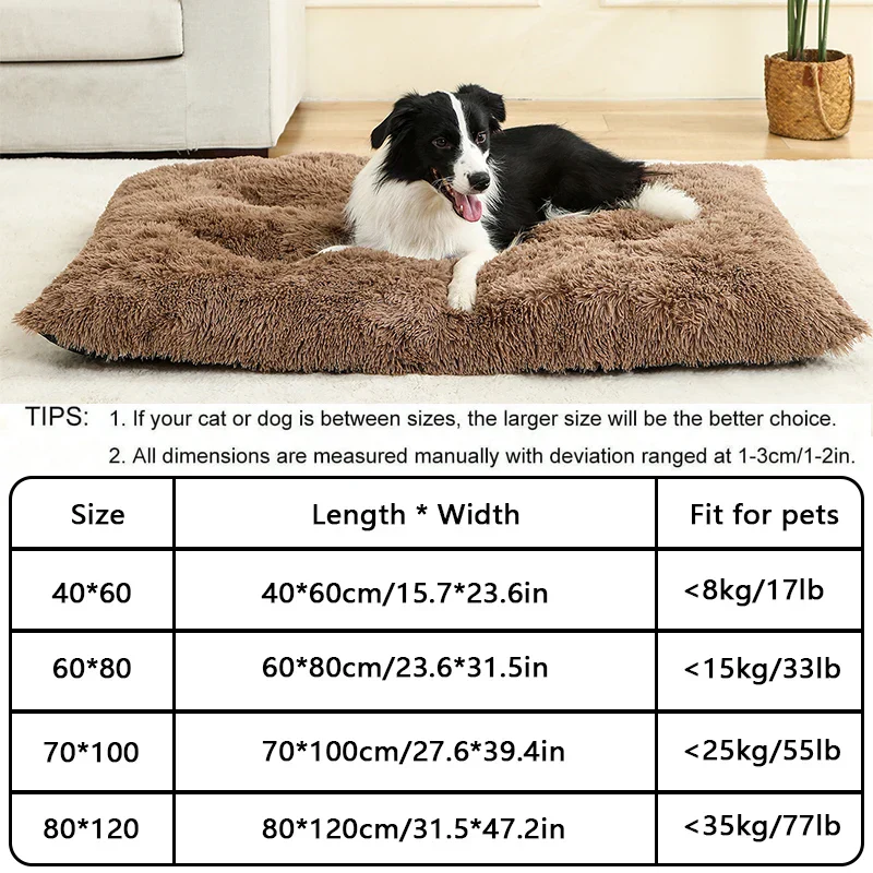 Plush Soft Dog & Cat Bed – Cozy Pet Sleeping Sofa - Image 4