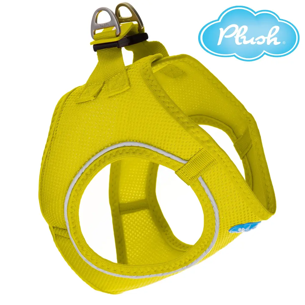 Plush Step In Air Mesh Harness - Blazing Yellow - Image 2