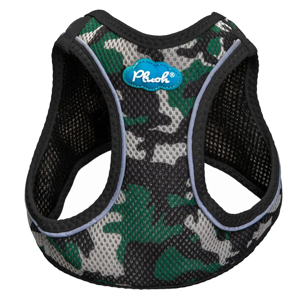 Plush Step In Air Mesh Harness - Camo - Image 3