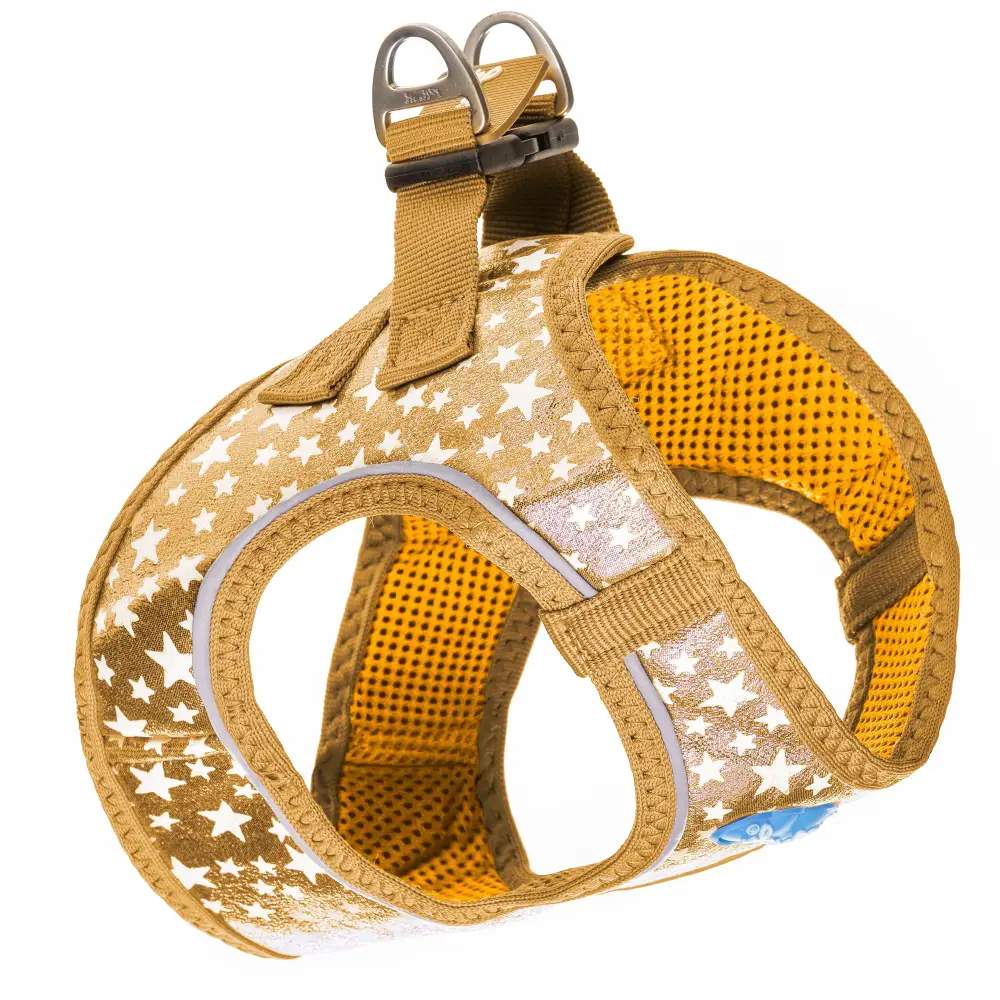 Plush Step In Glitter Glow Harness - Gold - Image 3