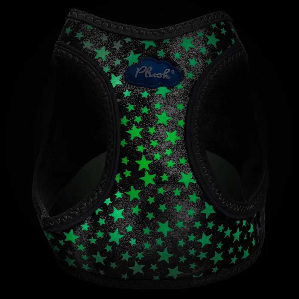 Plush Step In Glitter Glow Harness - Gunmetal - Image 2