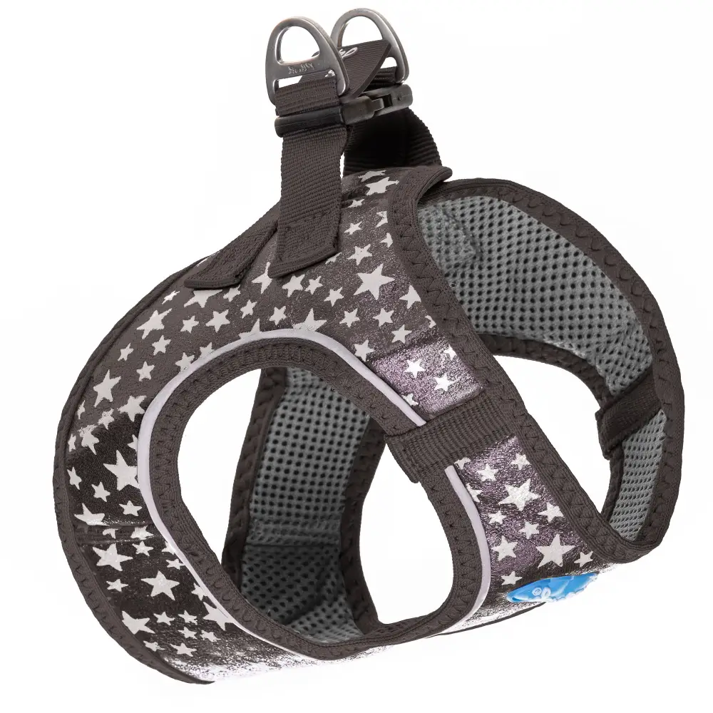 Plush Step In Glitter Glow Harness - Gunmetal - Image 3