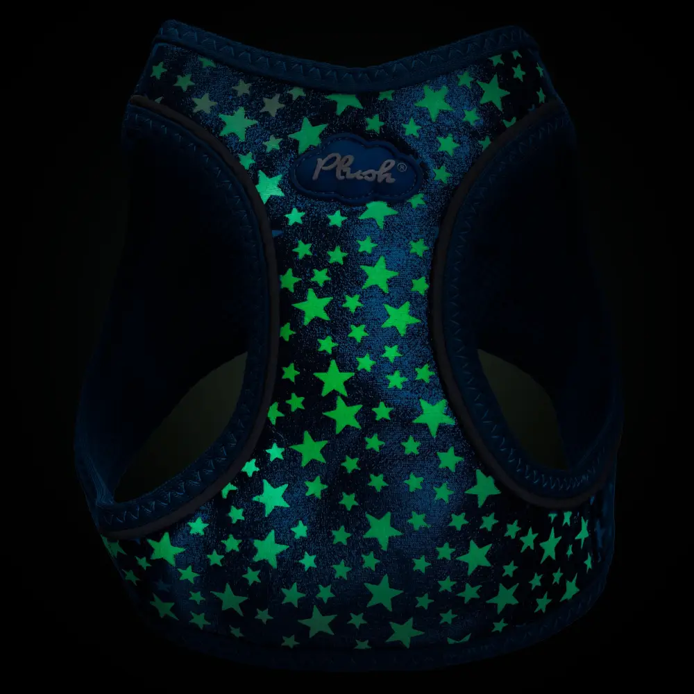Plush Step In Glitter Glow Harness - Navy - Image 2