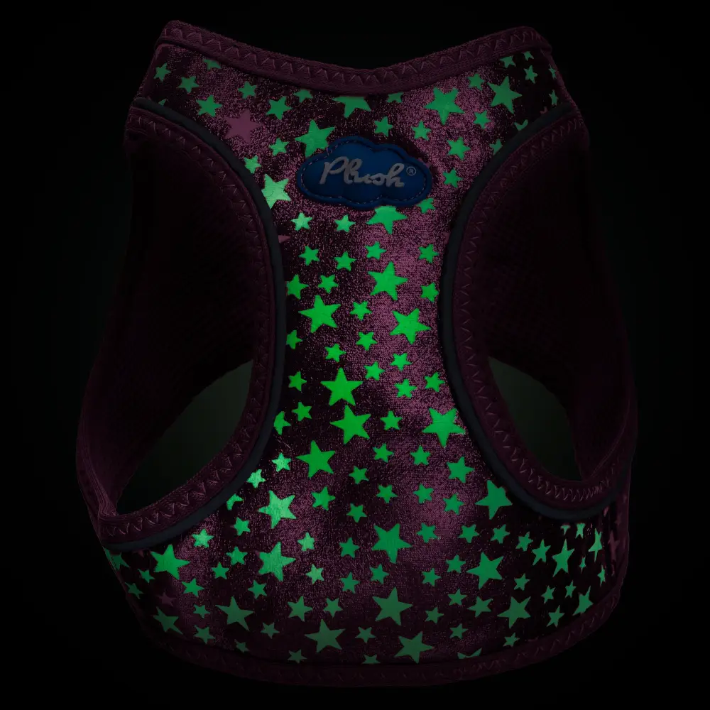 Plush Step In Glitter Glow Harness Pink - Image 2