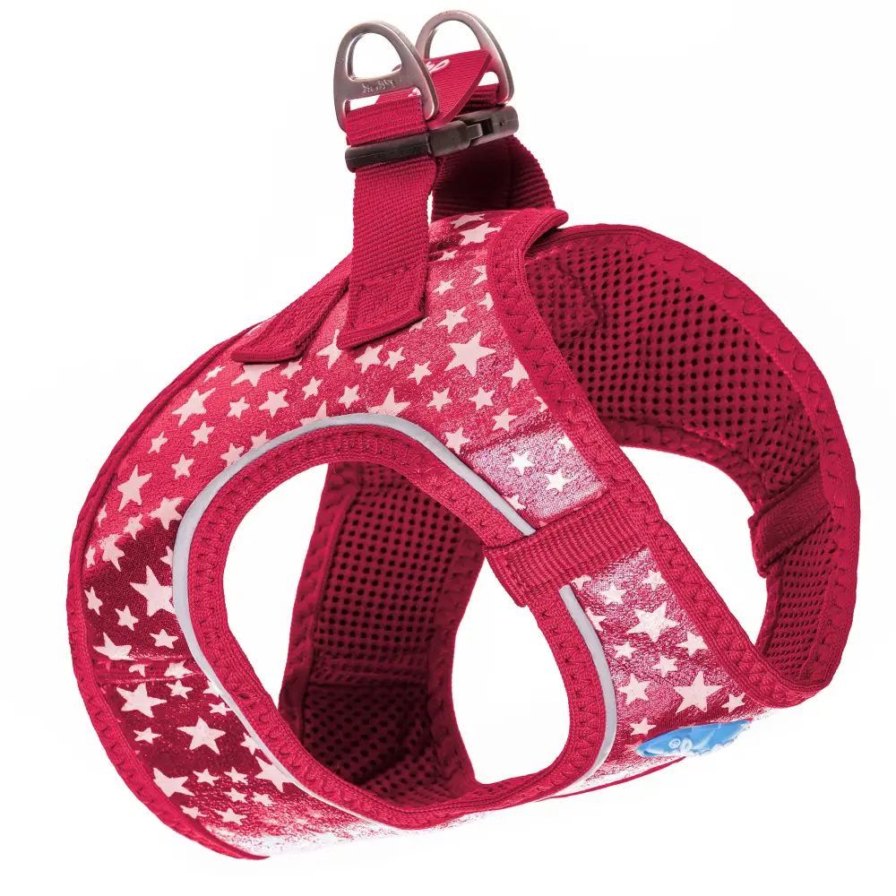 Plush Step In Glitter Glow Harness - Red - Image 3
