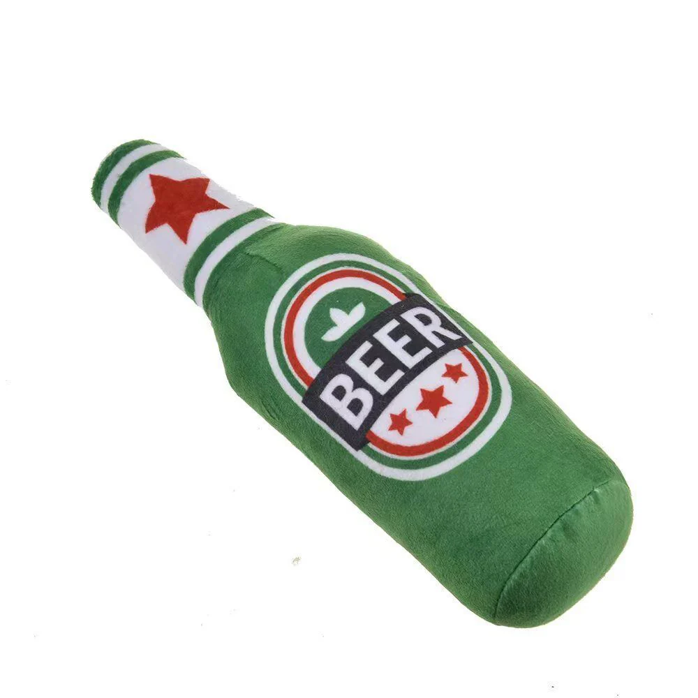 Plush Stuffed Vodka Squeaky Sounding Molar Toy - Image 7