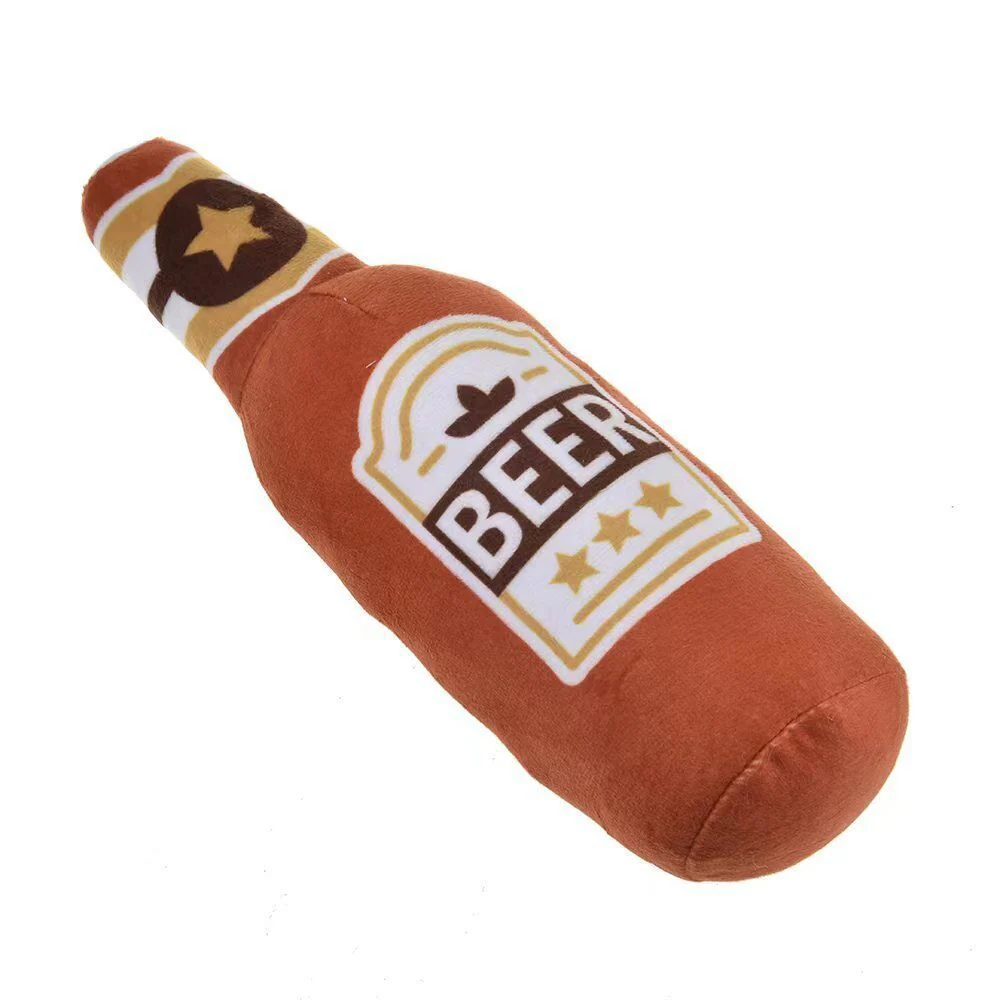 Plush Stuffed Vodka Squeaky Sounding Molar Toy - Image 8