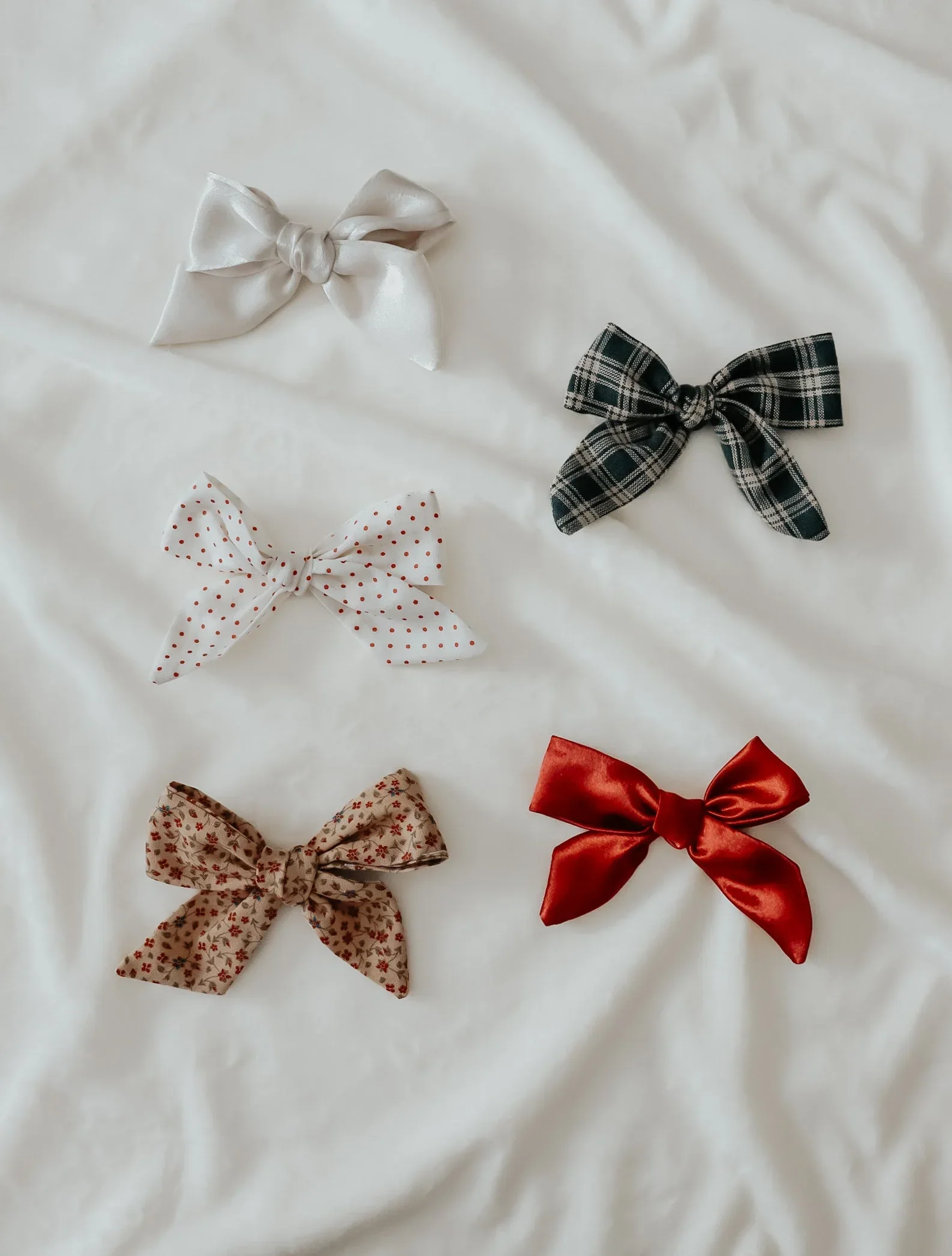 Poinsettia Bow Clips - Image 6
