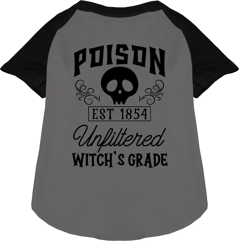 Poison Bottle Costume Pet Raglan Shirt - Image 3