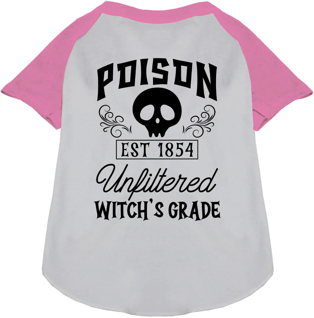 Poison Bottle Costume Pet Raglan Shirt - Image 6