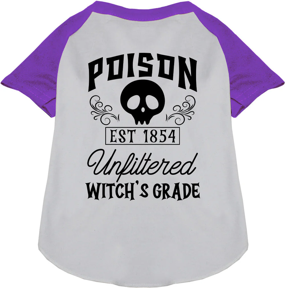 Poison Bottle Costume Pet Raglan Shirt - Image 7