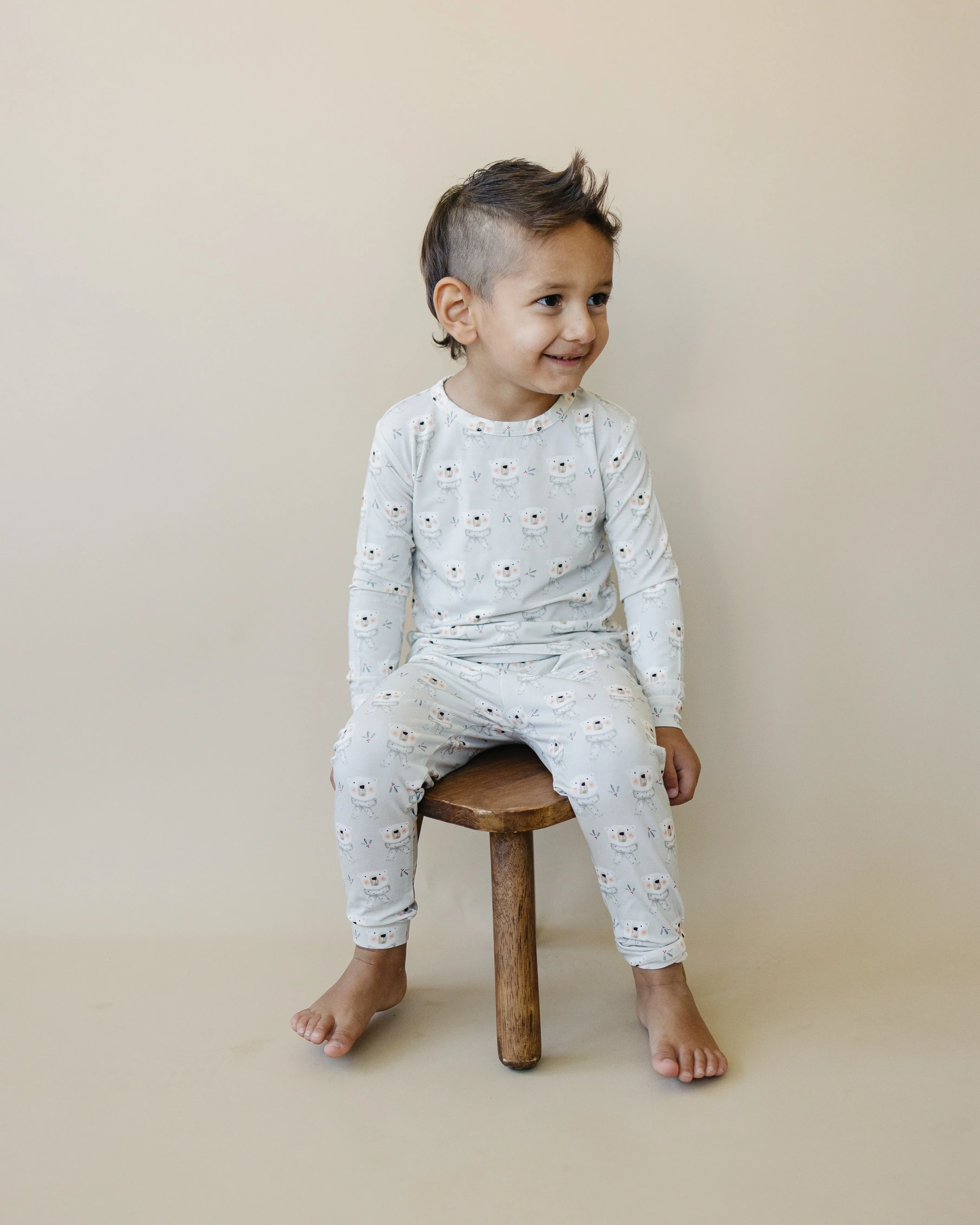 Polar Bear 2pc Bamboo Pajamas - Image 16