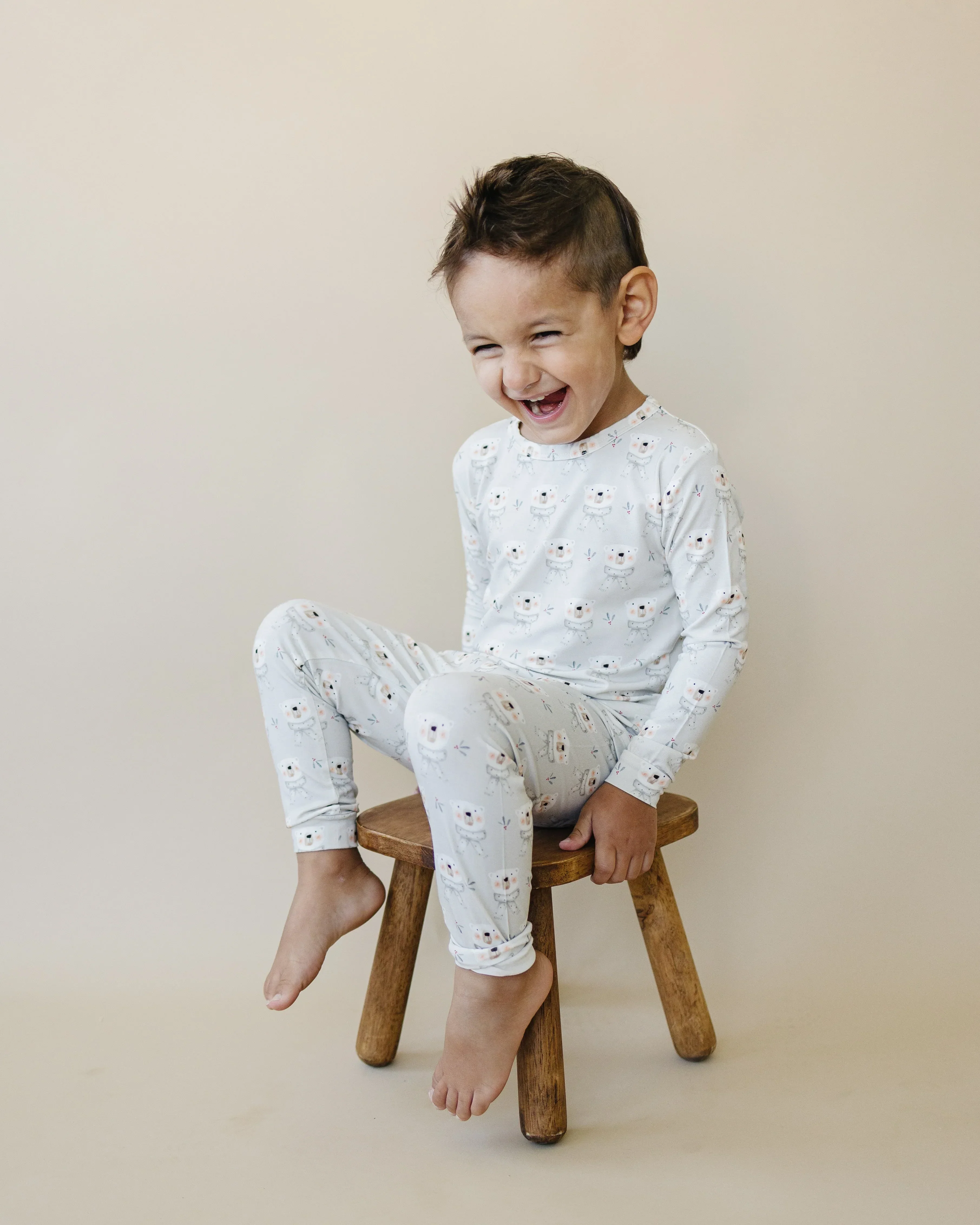 Polar Bear 2pc Bamboo Pajamas - Image 19