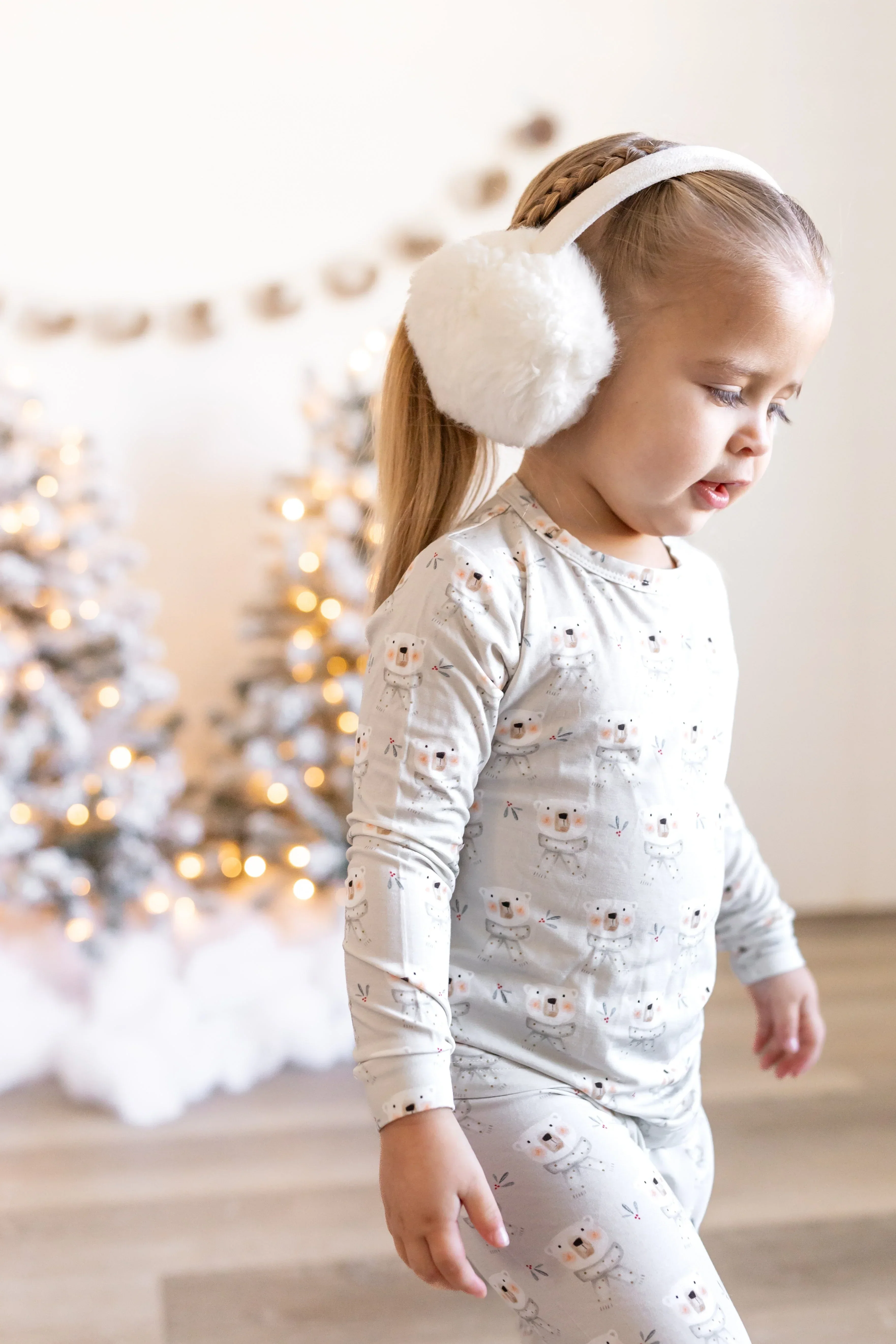 Polar Bear 2pc Bamboo Pajamas - Image 2