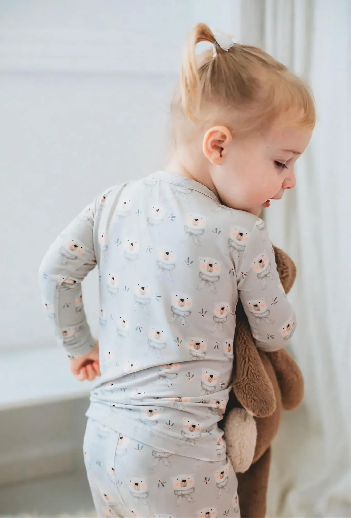Polar Bear 2pc Bamboo Pajamas - Image 4