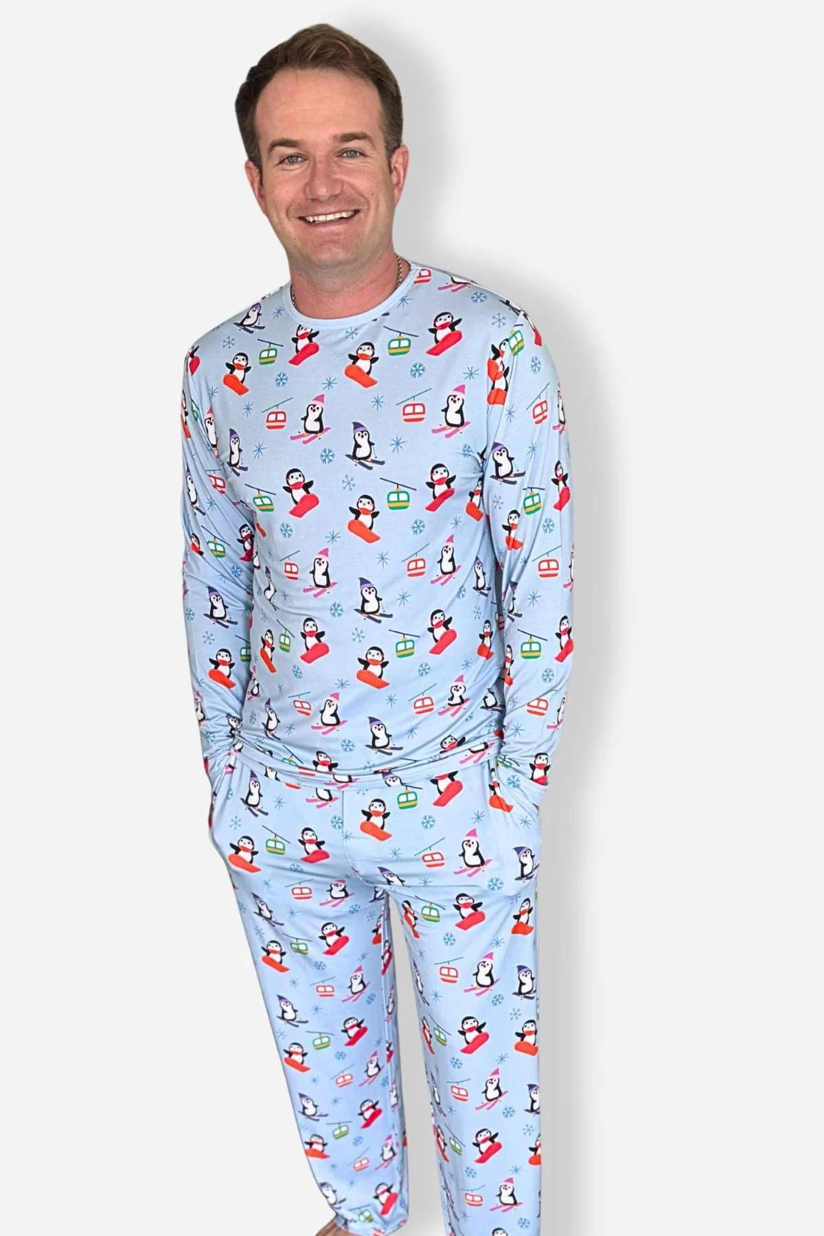 Polar Penguin Men’s Pajama Set - Image 2