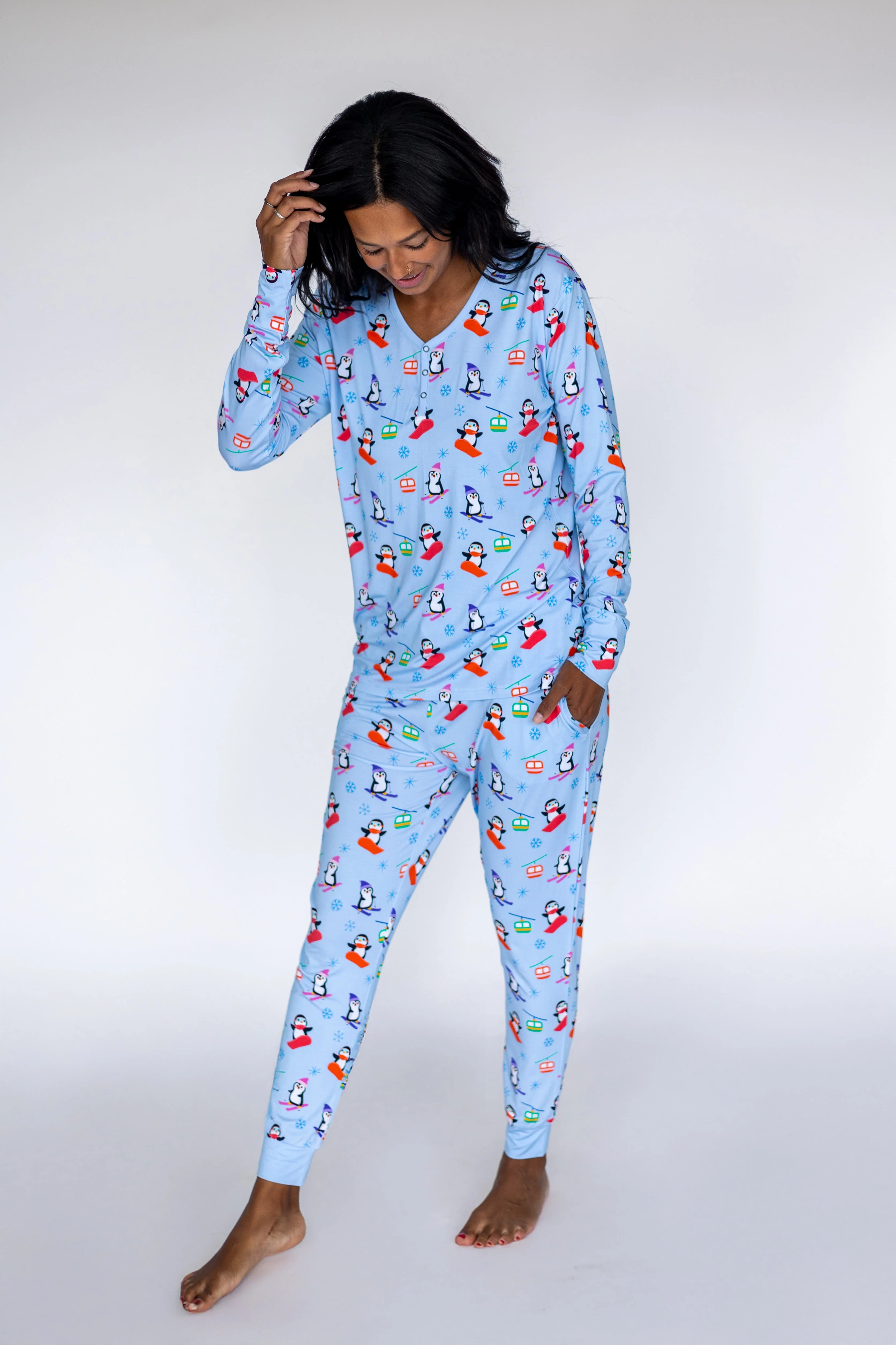 Polar Penguin Women’s Pajama Set - Image 3