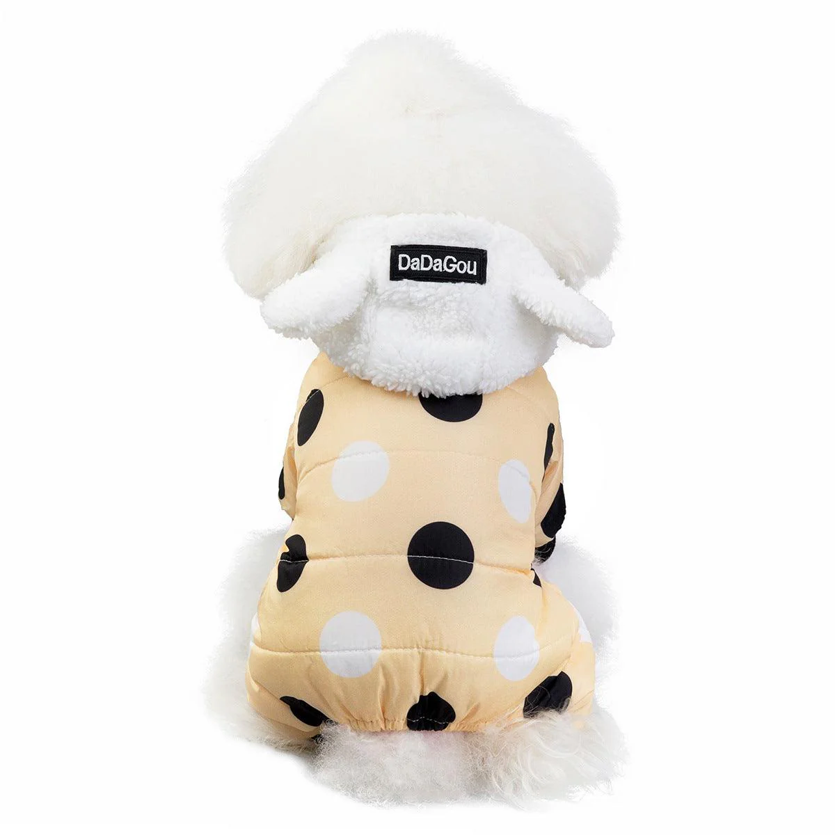 Polka Dot Four-leg Dog Warm Coat - Image 3