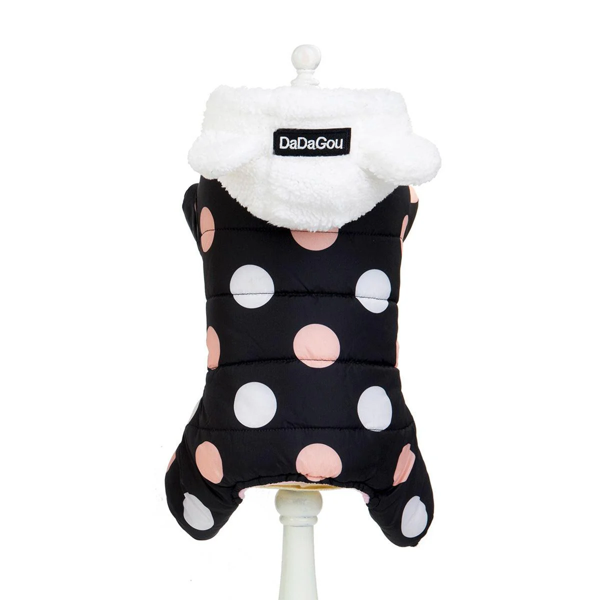 Polka Dot Four-leg Dog Warm Coat - Image 8