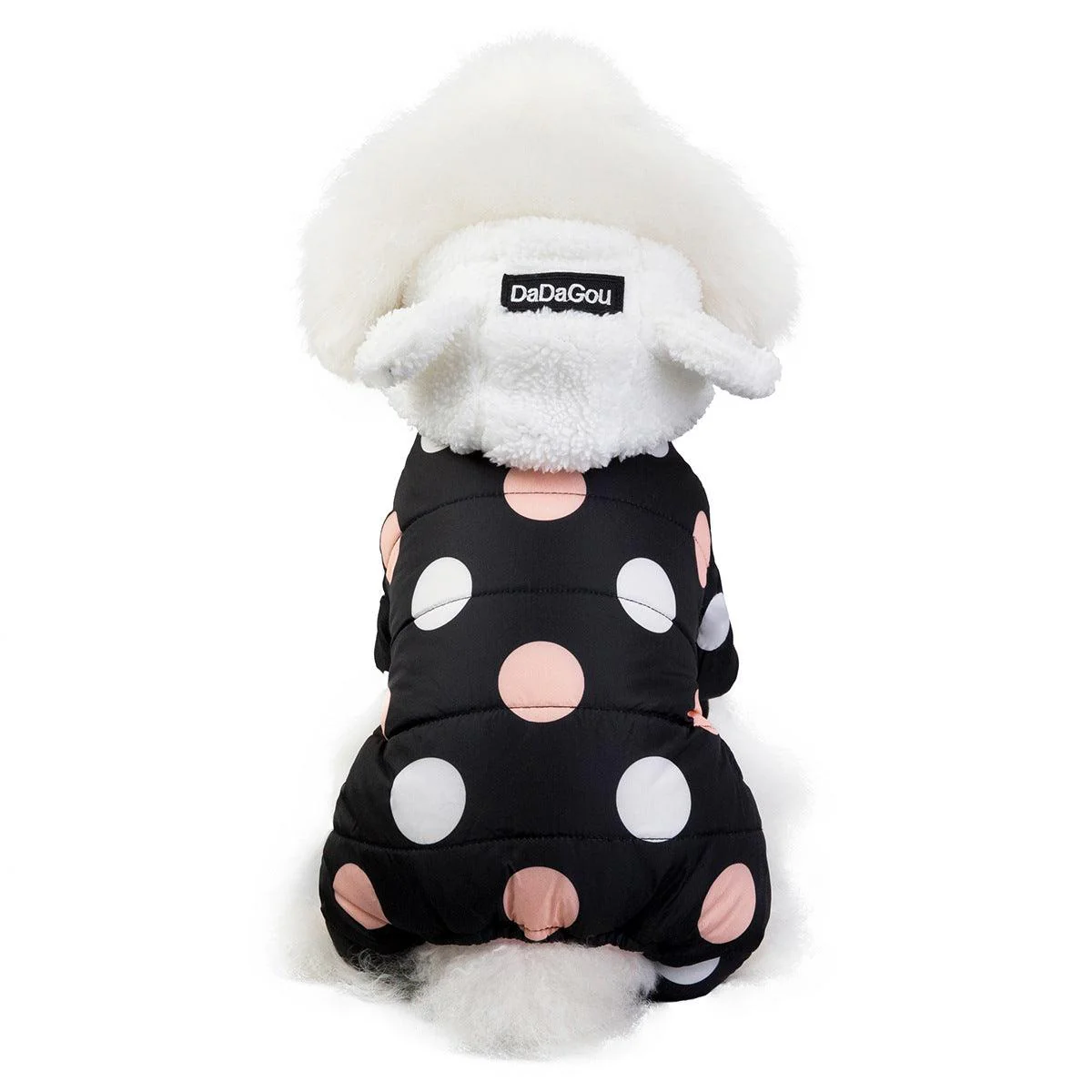 Polka Dot Four-leg Dog Warm Coat - Image 9