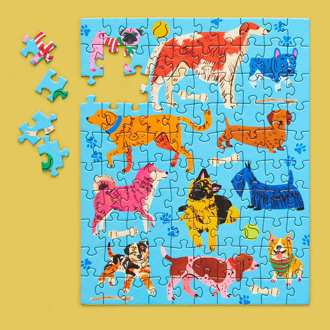 Pooches Playtime 100 Piece Jigsaw Puzzle - Image 2