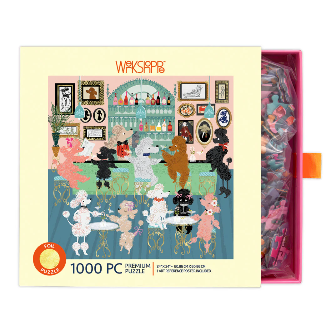 Poodle Martini Lounge 1000 Piece Puzzle - Image 4