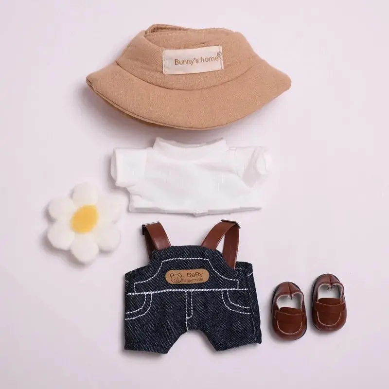 POP MART Labubu Spring Wilderness Overalls Set for 17cm Vinyl Plush Doll Pendant【Apparel Only】 - Image 2