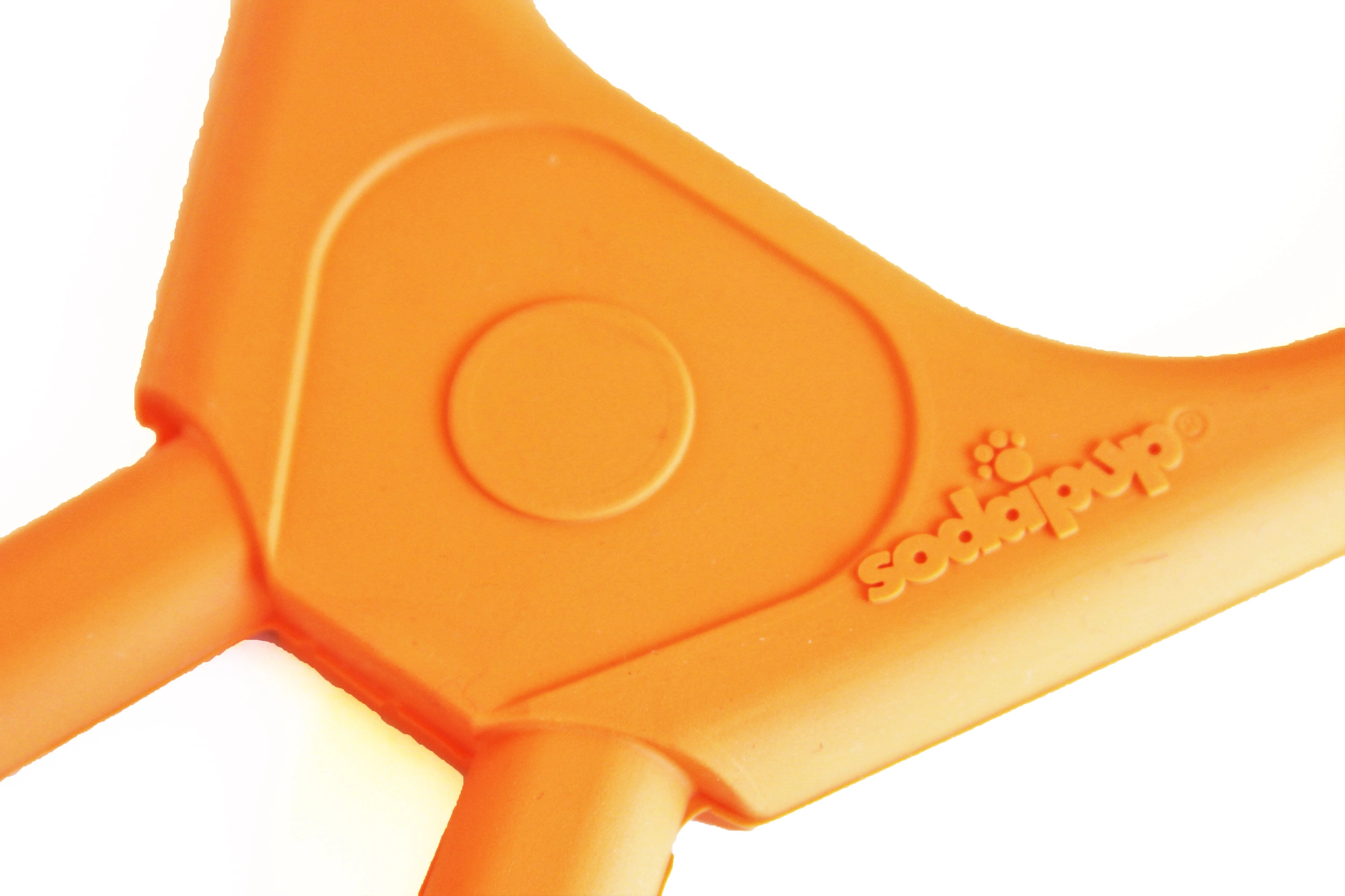 Pop Top Rubber Tug Toy for Interactive Play | Heavy Chewers | USA Made | SodaPup - Image 5