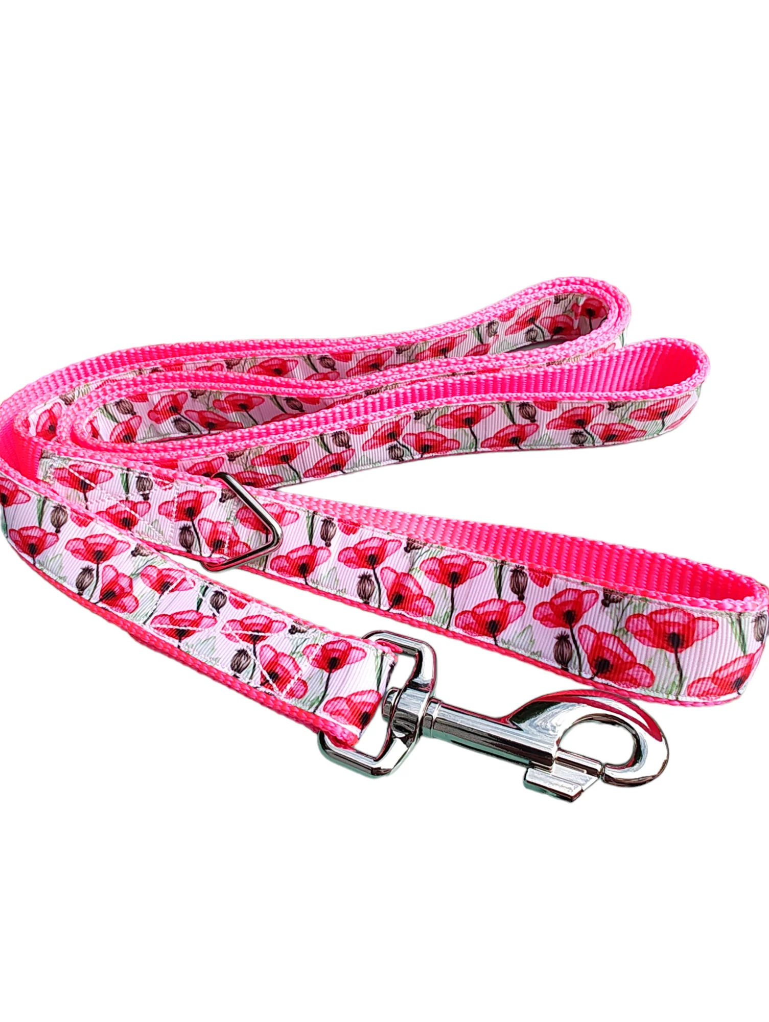 Poppies Nylon Dog Collar - Image 3