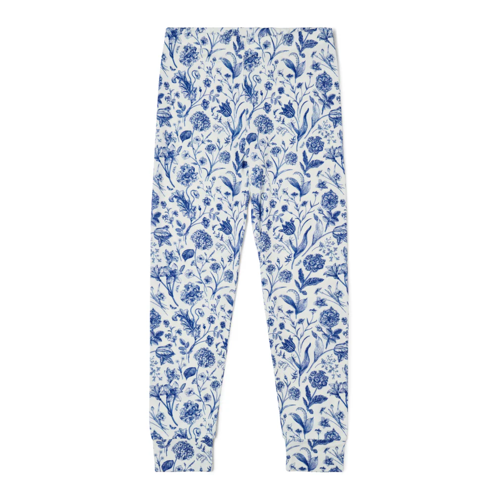 Porcelain Vine Bamboo Toddler Pajama Set - Image 3