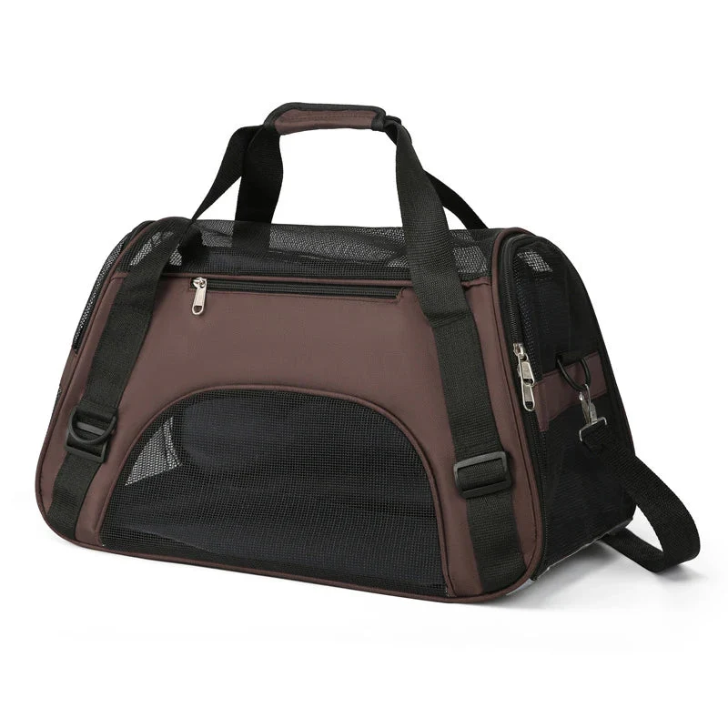 Portable Cat & Dog Carrier Bag – Foldable Breathable Travel Handbag - Image 8