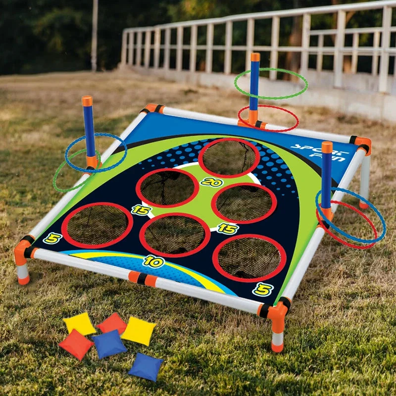 Portable Cornhole Toss Game Set - Easy Assembly Outdoor Yard Game for Kids & Adults - Image 2