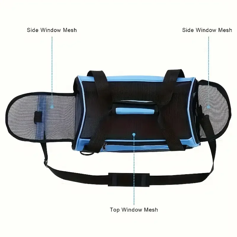 Portable Dog & Cat Travel Carrier – Breathable Mesh Pet Handbag - Image 5