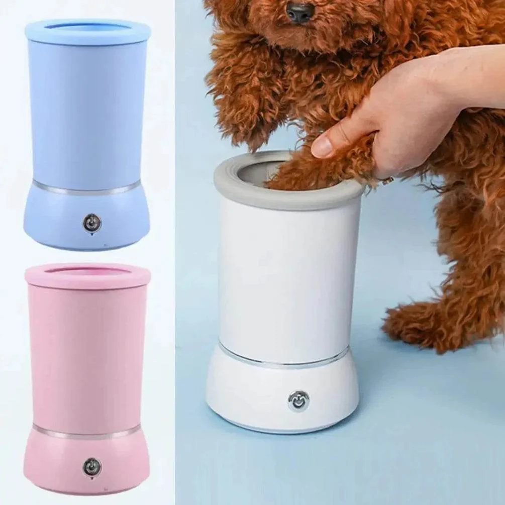 Portable Dog Paw Washer Automatic Pet Paw Cleaner Electric Paw Massager USB Rechargeable Designed for Small to Medium Dogs Cats - Image 2