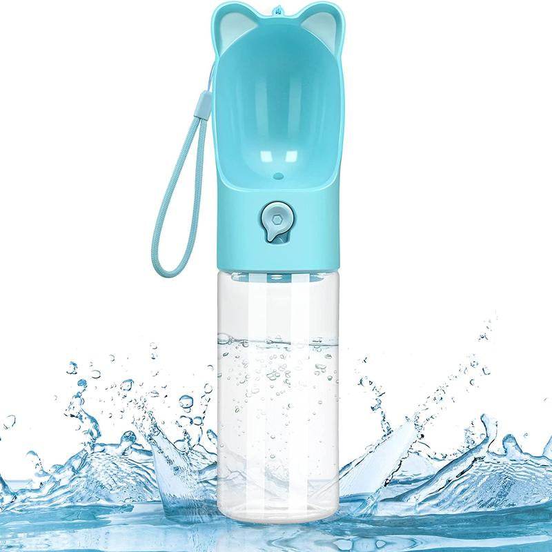 Portable Dog Water Bottle with Carbon Filter - 13.5oz Leak-Proof Pet Travel Water Dispenser | Lightweight Walking & Hiking Bottle - Image 2