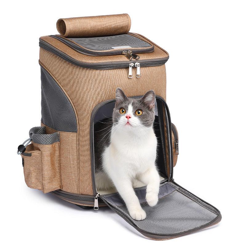 Portable Folding Pet Trolley Backpack - Image 2