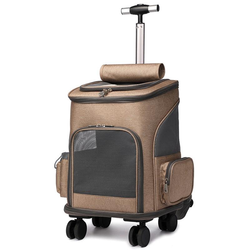 Portable Folding Pet Trolley Backpack - Image 3