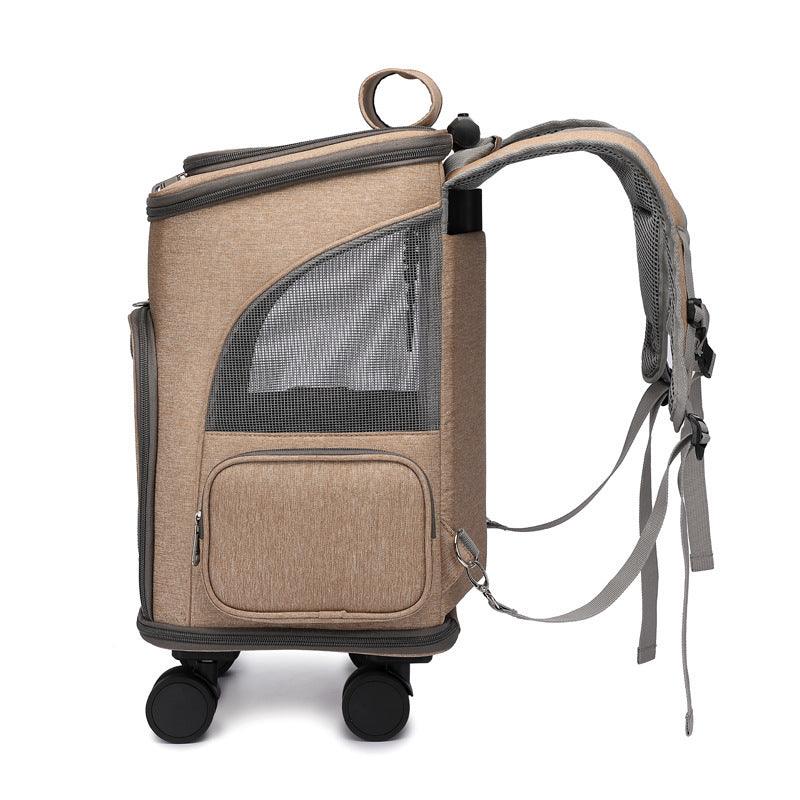 Portable Folding Pet Trolley Backpack - Image 6