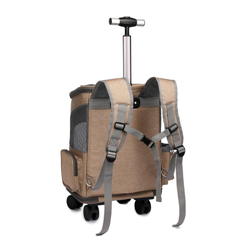 Portable Folding Pet Trolley Backpack - Image 7