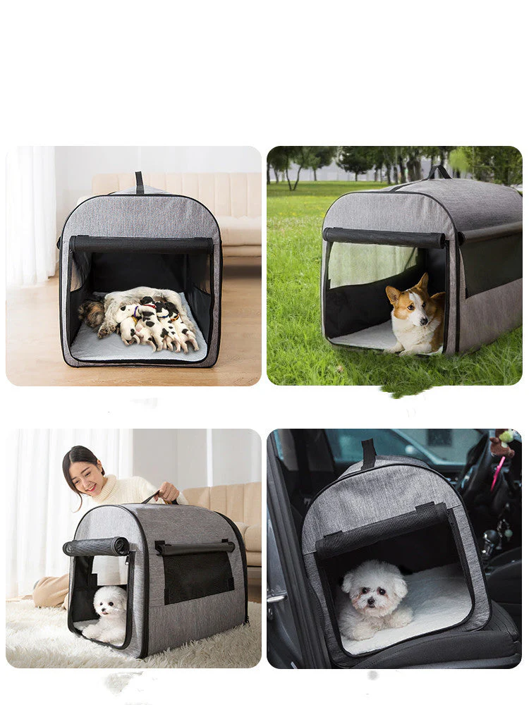 Portable Indoor Pet Carrier Bag House - Image 2