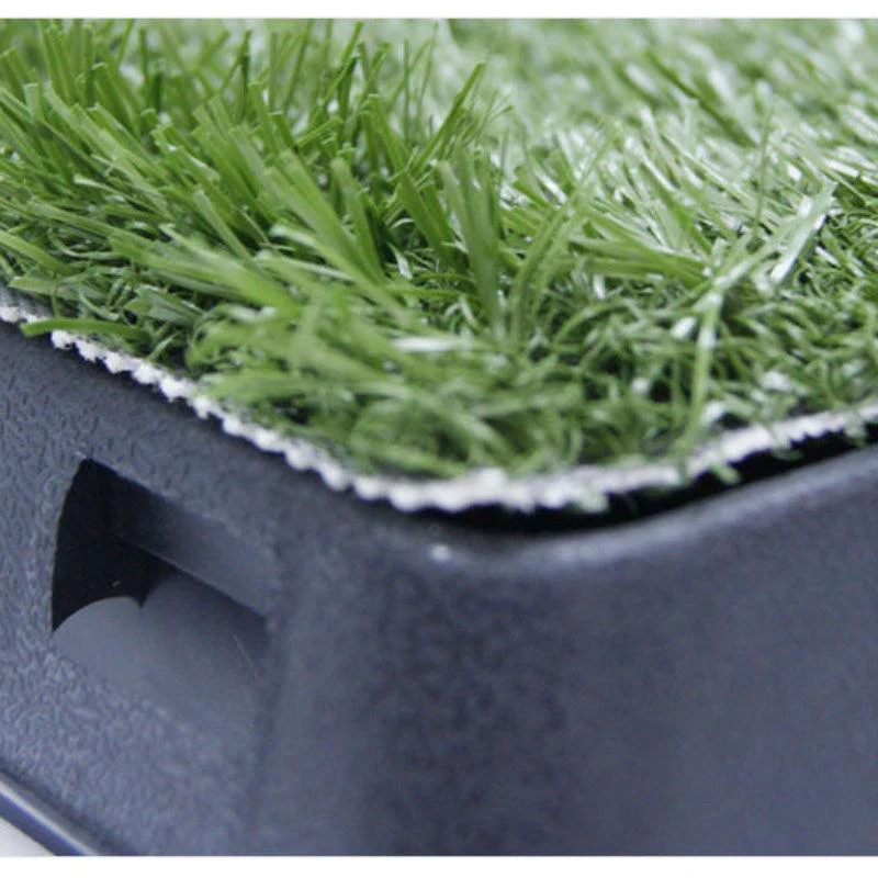 Portable Pet Potty Grass Mat with Tray - Image 3