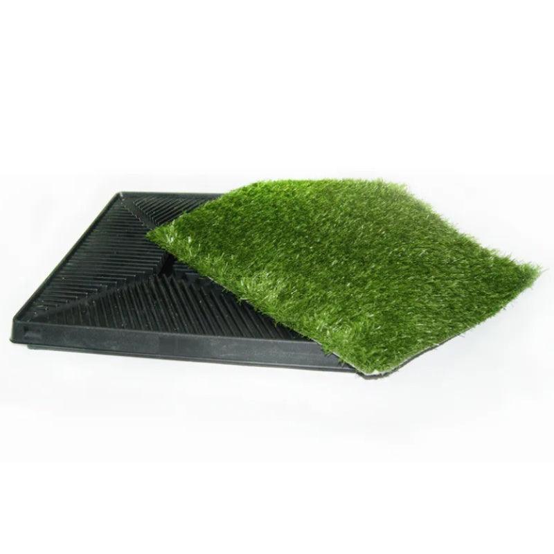 Portable Pet Potty Grass Mat with Tray - Image 5
