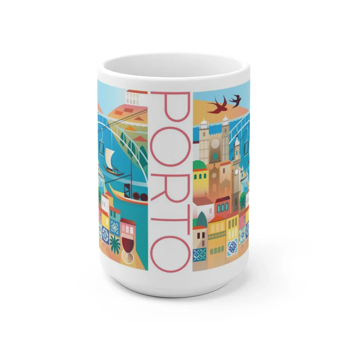 PORTO 11 OZ OR 15 OZ CERAMIC MUG - Image 2