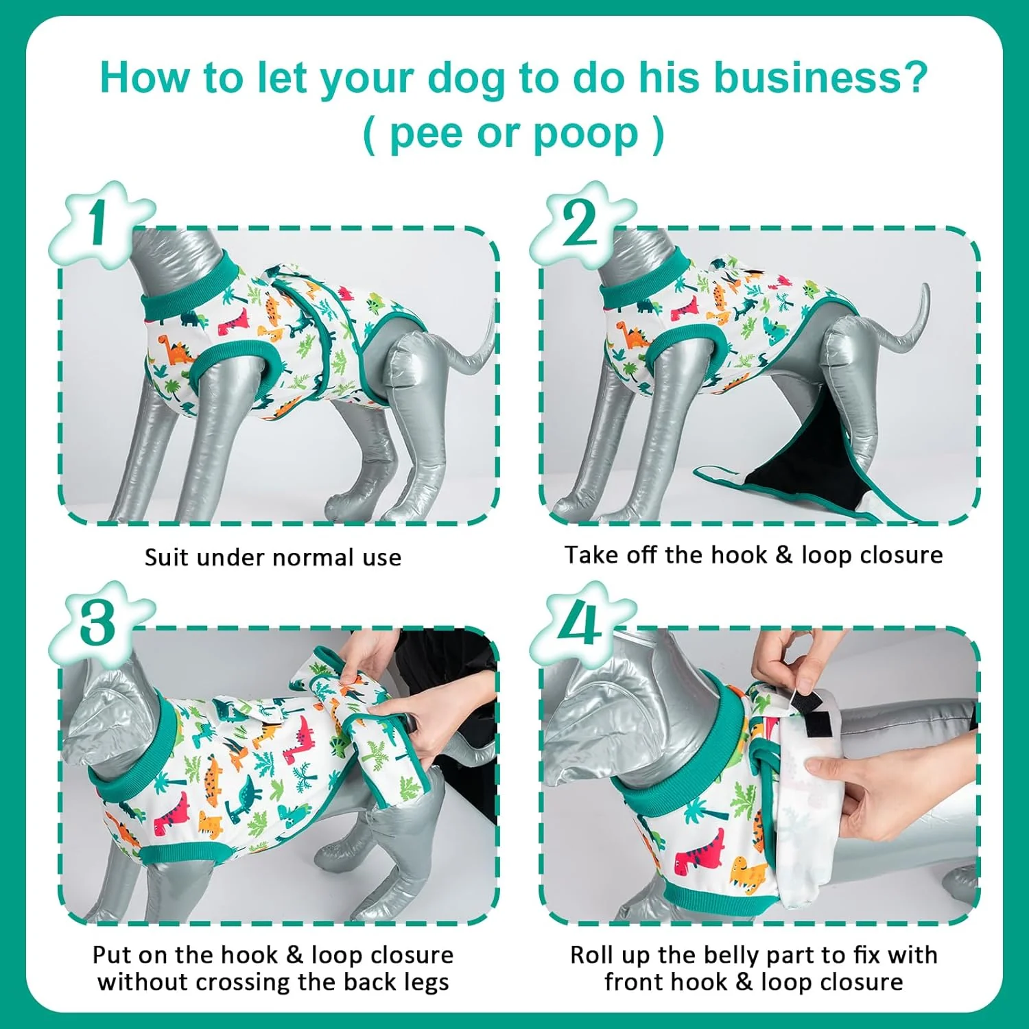 Post Surgery Dog Recovery Suit | Comfortable & Stylish Pet Wear - Image 8