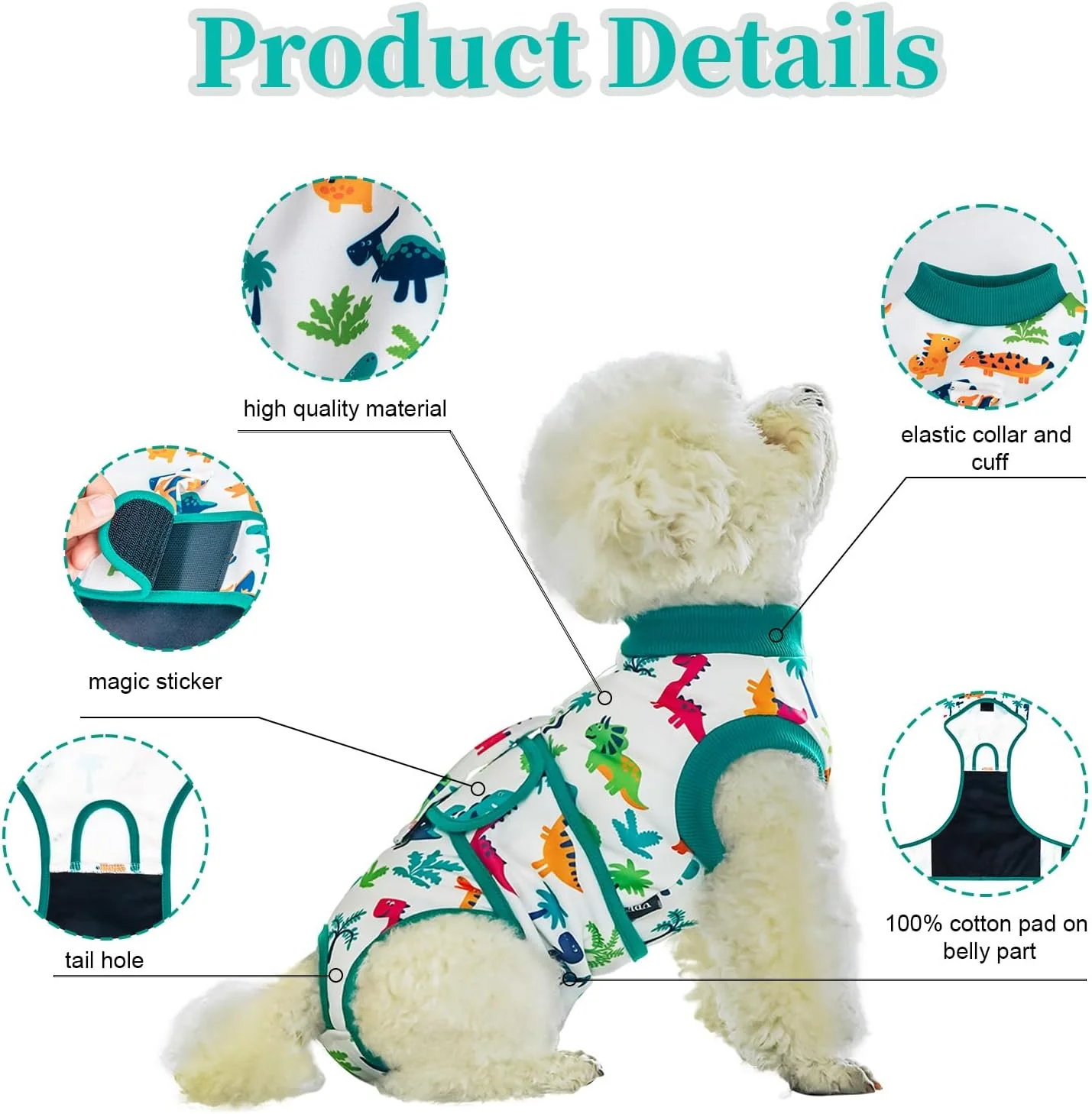 Post Surgery Dog Recovery Suit | Comfortable & Stylish Pet Wear - Image 9