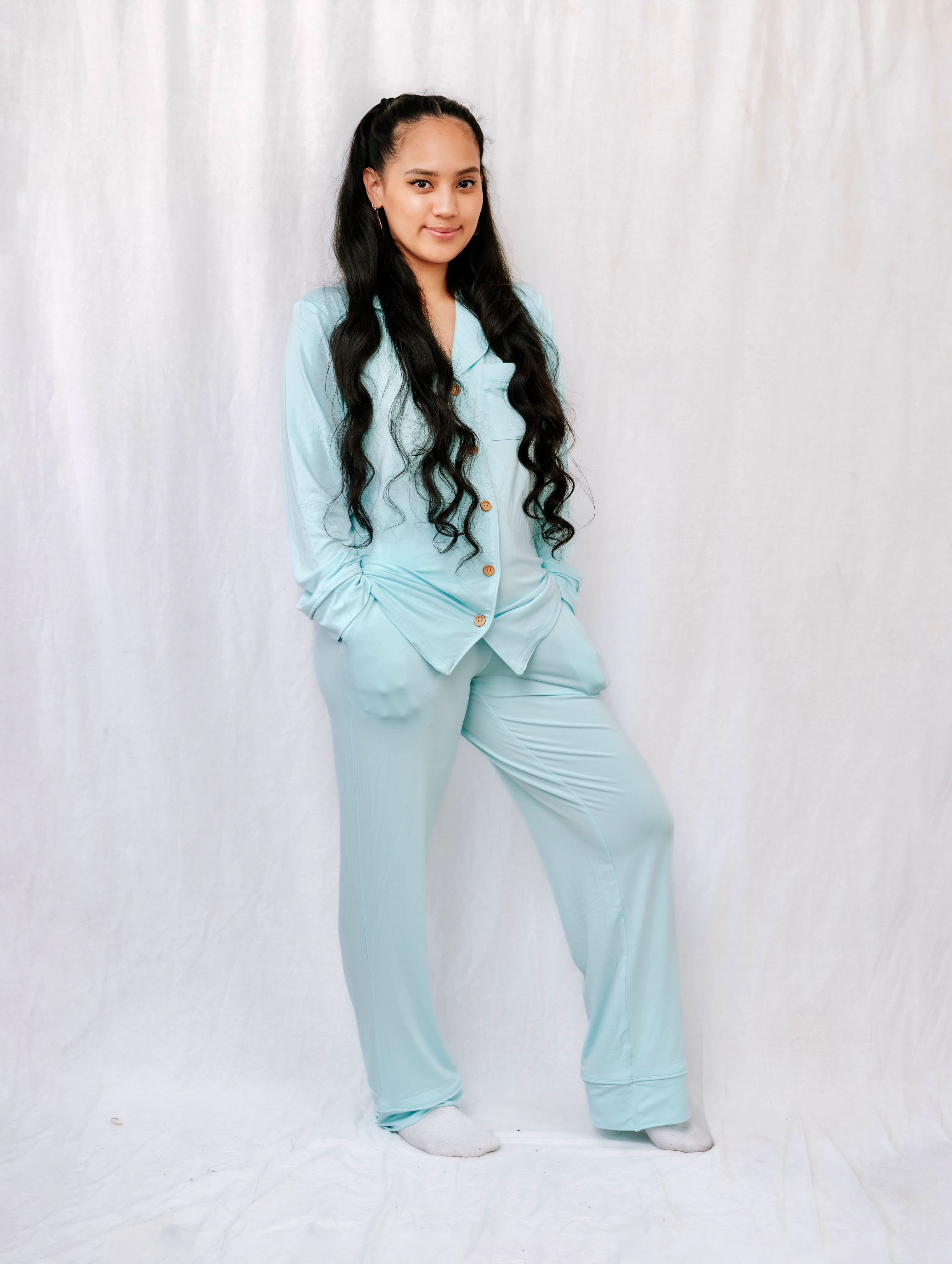 Powder | Adult Button Pajama Top - Image 2