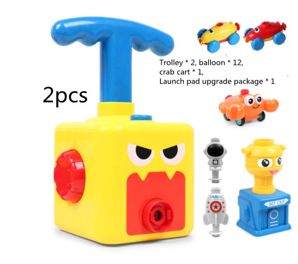 Power Balloon Launch Tower Toy Puzzle  Education Inertia Air Power Balloon Car Science Experimen Toy For Children Gift - Image 14