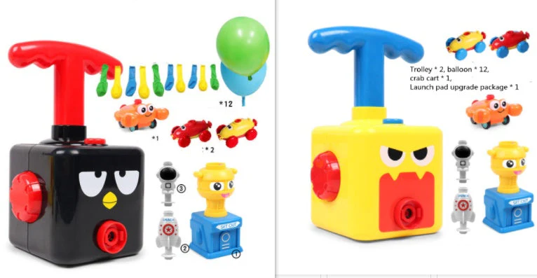 Power Balloon Launch Tower Toy Puzzle  Education Inertia Air Power Balloon Car Science Experimen Toy For Children Gift - Image 17