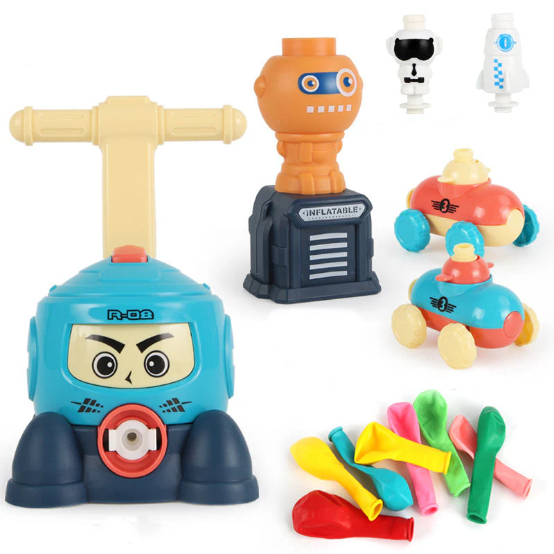 Power Balloon Launch Tower Toy Puzzle  Education Inertia Air Power Balloon Car Science Experimen Toy For Children Gift - Image 21